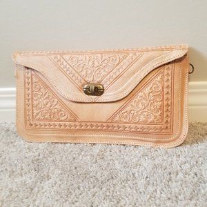 Handmade Moroccan Clutch (Beige)
